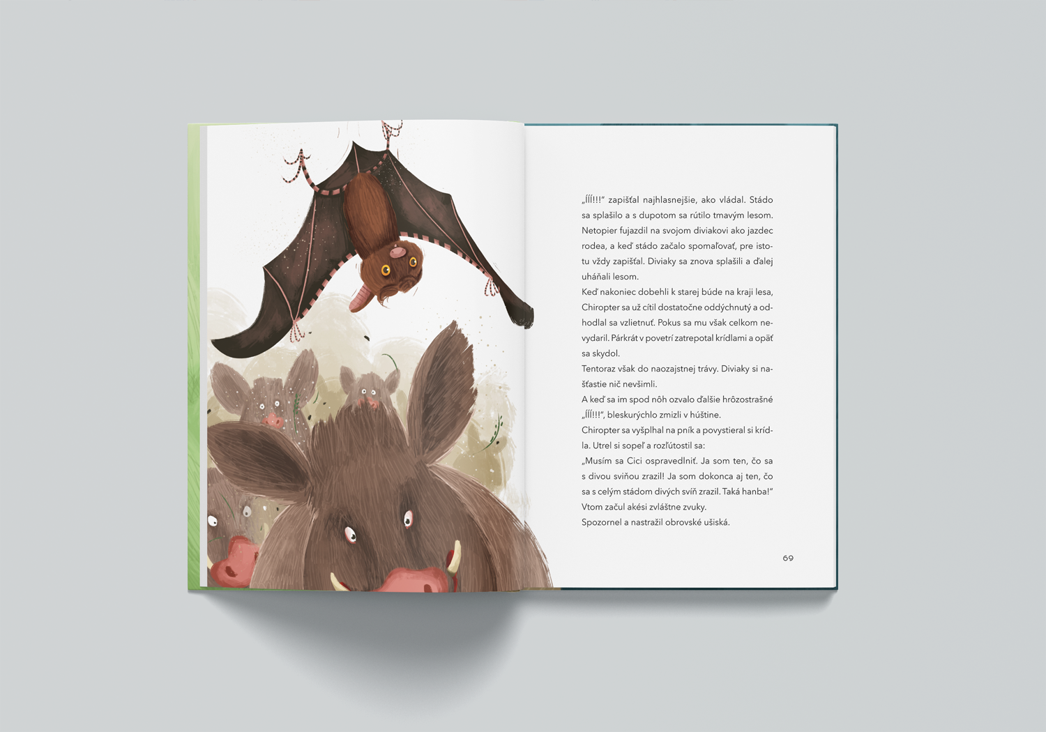 Children's book Strašidielka a Bubo-Bubo, Halka Marčeková
