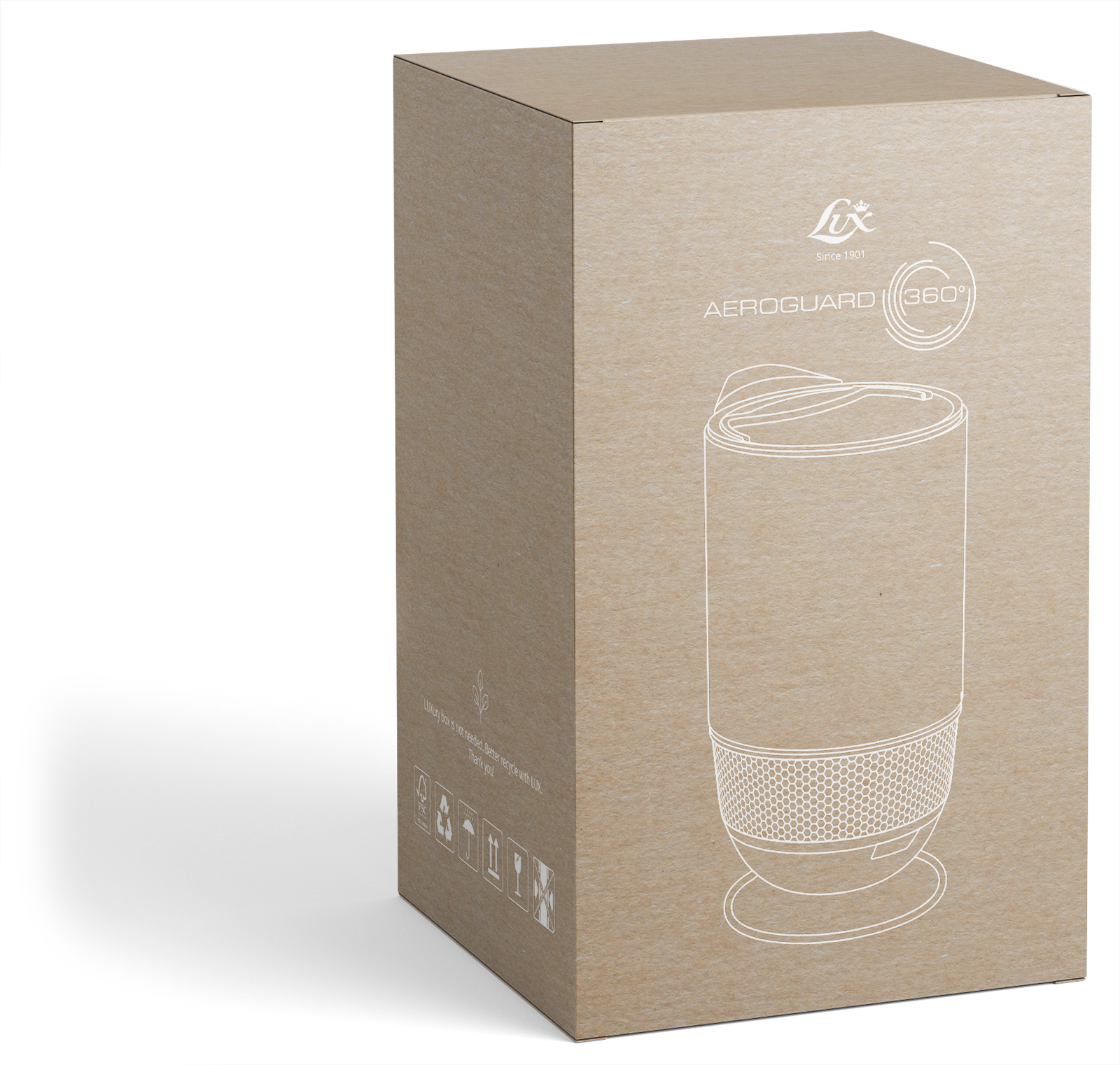 Lux Air Purifier packaging