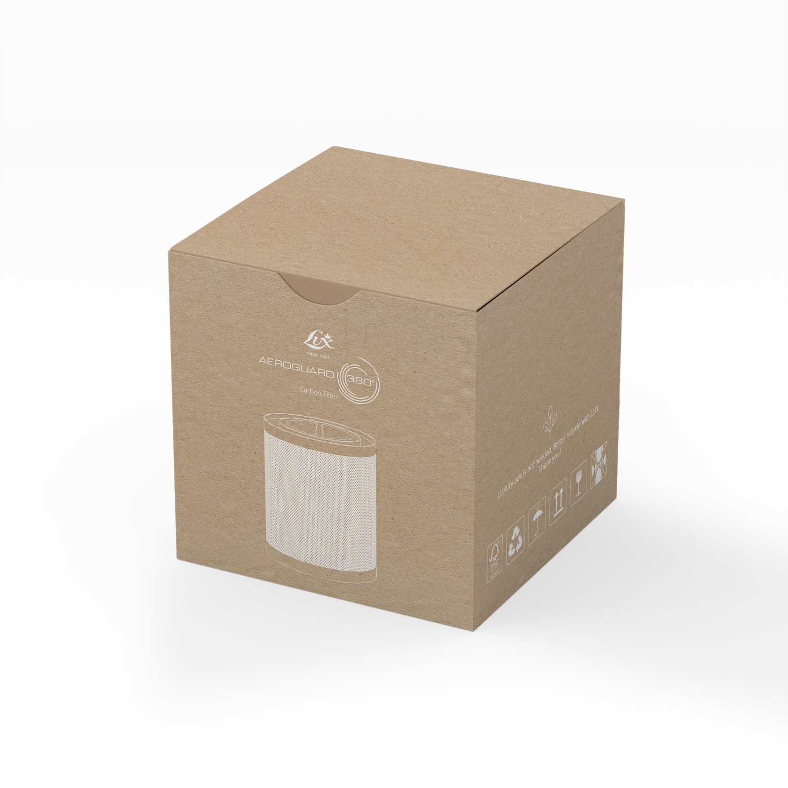 Lux Air Purifier packaging
